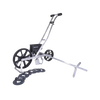 Handcrafted versatile garden seeder with sturdy metal frame and large black wheels, designed for neat seed planting in Farm, Garden & Tool, Seeds and Planting, USA Made, Best Sellers, and Promo Eligible collections.