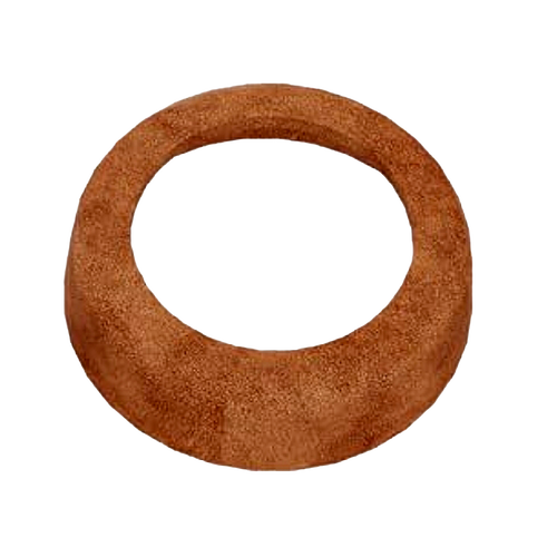 Pliable leather cup seal designed for reliable water pump repair, crafted for ease of installation and durability, ideal for use in Appliances, Water Pumps, Pump Parts and Tools collections.