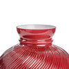 Aladdin Ruby Swirl Glass Oil Lamp Shade