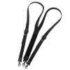 Amish-Made Leather Suspenders with Trigger Snaps
