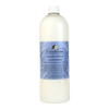 Tall bottle of handcrafted lavender-scented fabric softener made in USA small batches, designed to soften and brighten fabrics gently, ideal for Home & Decor and Laundry Supplies collections.