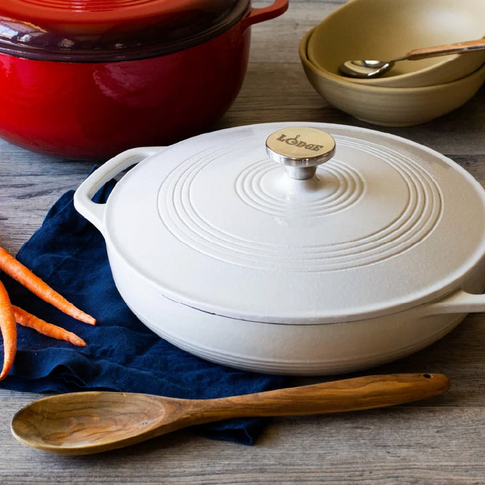 Lodge Essential Enamel Braiser - 3.6 Qt