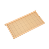 Handcrafted deep wooden bee frame featuring wired natural beeswax foundation, Amish made in USA, ideal for 5, 8, and 10-frame hives in beekeeping supplies collections.