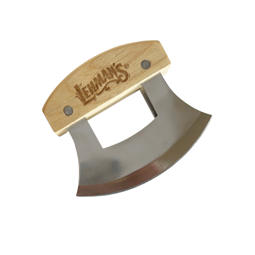 Lehman's Kitchen Double-Bladed Ulu Knife & Bowl Set