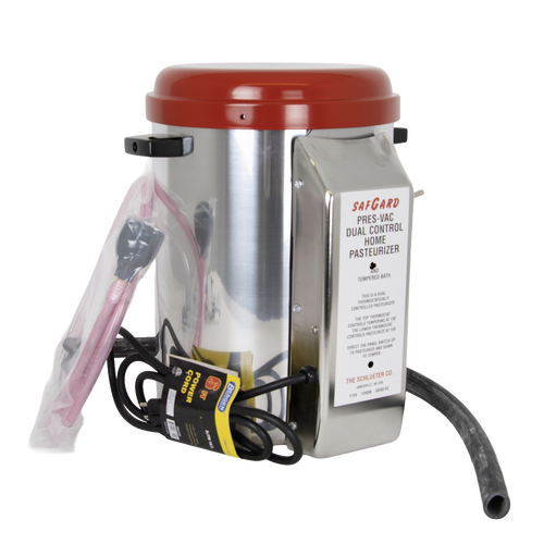 SafGard P3000 Dual-Temperature Milk Pasteurizer – 2 Gallon