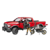 Bruder Toys RAM 2500 Power Wagon with Ducati Desert Sled