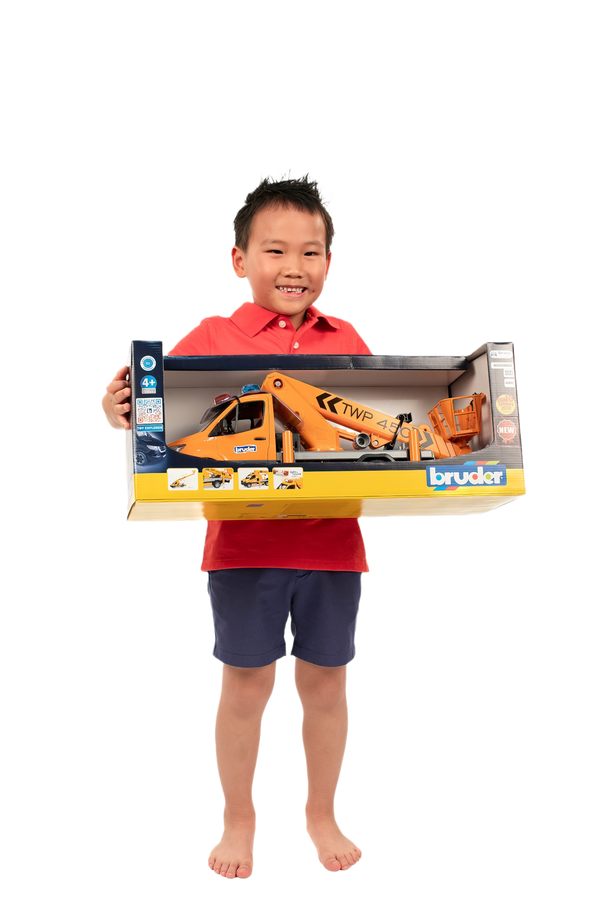 Bruder Toys MB Sprinter Work Platform with Light & Sound