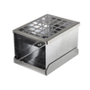 Compact handcrafted stainless steel camp stove with a foldable design, perfect for outdoor cooking and emergency use in Farm, Garden & Tool, Camping, and Best Sellers collections.