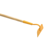 Child-sized sturdy garden hoe with a yellow metal blade and natural wooden handle, crafted for real outdoor gardening by children ages 6 and up, featured in Toys, Books & Games, Children's Toys, Outdoor Play, Best Sellers, and Promo Eligible collections.