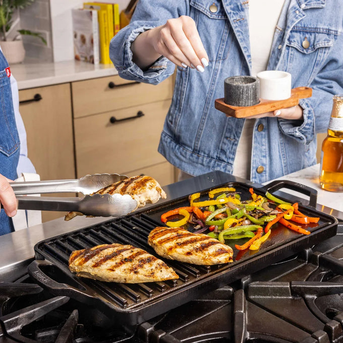 Lodge Chef Collection Single-Sided Cast Iron Grill/Griddle