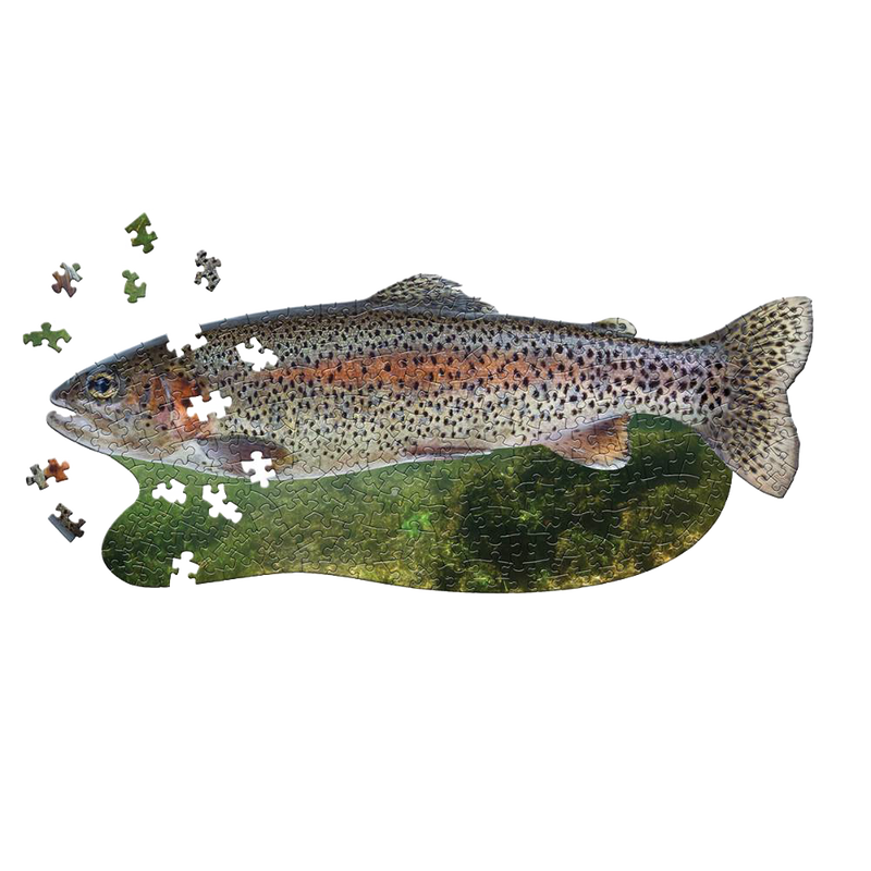 Shaped Jigsaw Puzzle - Trout | Lehman's
