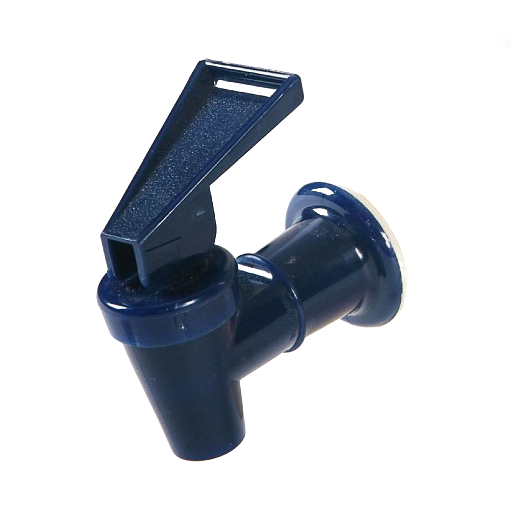 Replacement durable dark blue plastic spigot with lever handle, handcrafted in USA, compatible with Kitchen & Food, Storage and Serving, and Best Sellers collections.
