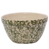 Stoneware Shoulder Bowl – Sponge Green