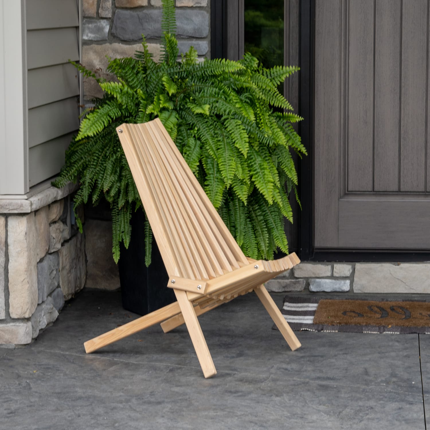 Cypress Folding Cricket Chair: ) | Lehman's