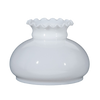 7" Opal Crown Oil Lamp Shade