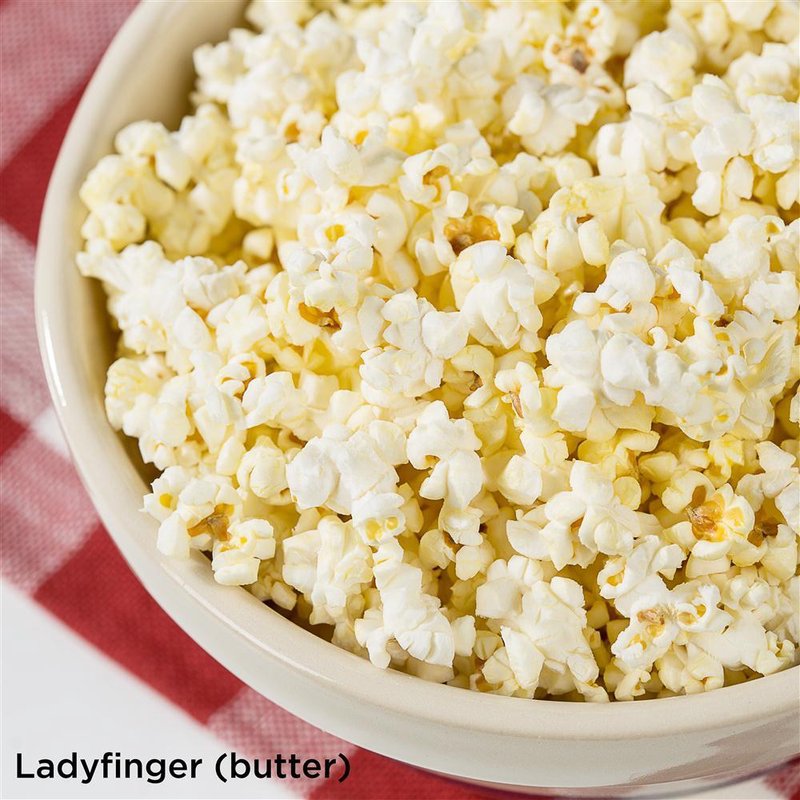 Bowl of handcrafted butter-flavored microwave popcorn made from unique Amish varieties, perfect for quick snacks in Kitchen & Food, Snacks and Sweets, and USA Made collections.