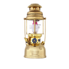 Classic brass pressure lantern with glass globe and blue control knob, designed for reliable lighting, featured in Lamps & Lighting, Parts and Accessories, and Best Sellers collections.