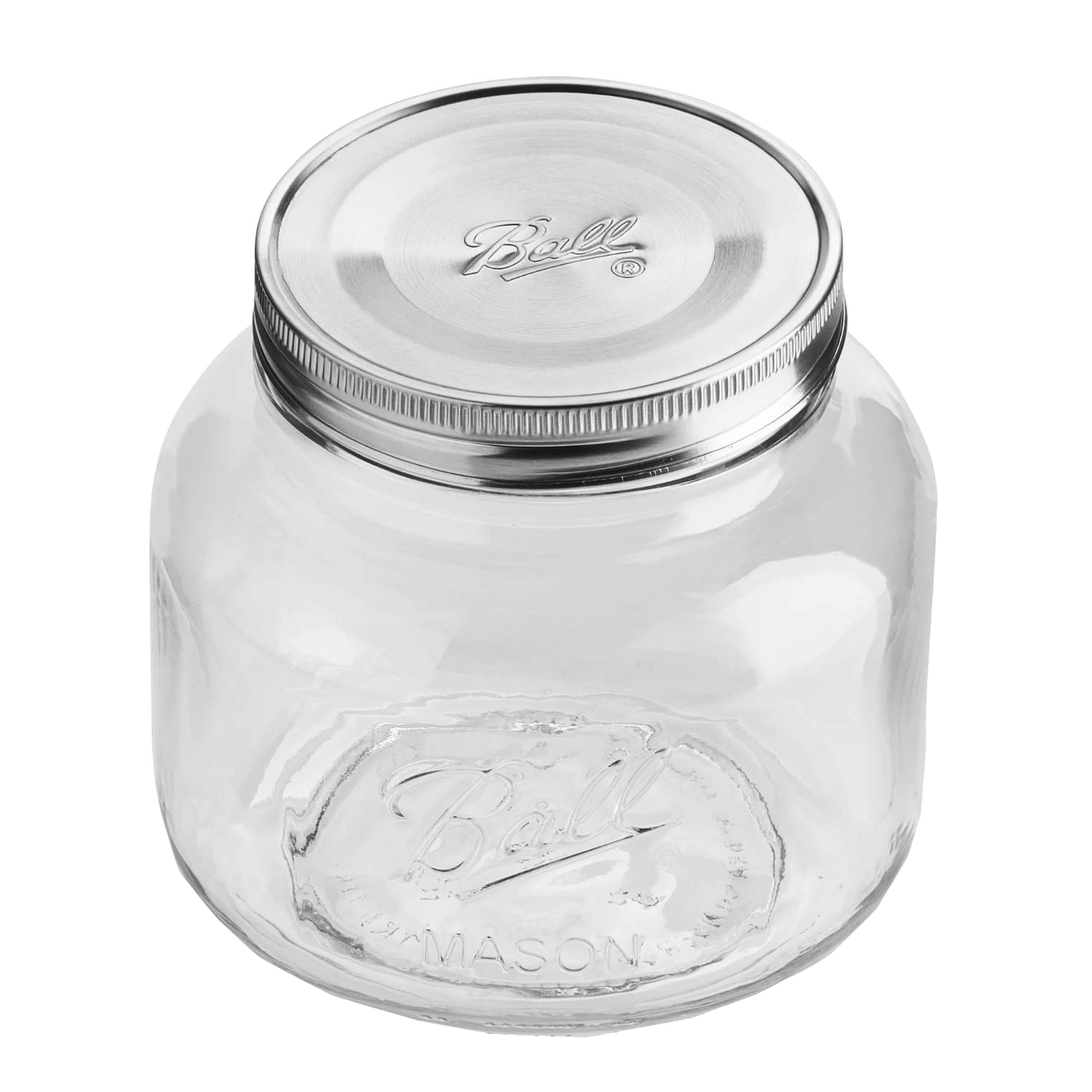 Handcrafted large glass storage jar with an airtight stainless steel lid, designed for versatile use in Home & Decor, Kitchen & Food, Household Helpers, and Storage and Serving collections.