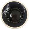 Top-down view of a handcrafted stoneware crock with glossy dark interior and light exterior rim, ideal for fermenting and pickling, part of Kitchen & Food and USA Made collections.