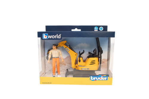 Bruder Toys JCB 8010 CTS Micro Excavator with Worker