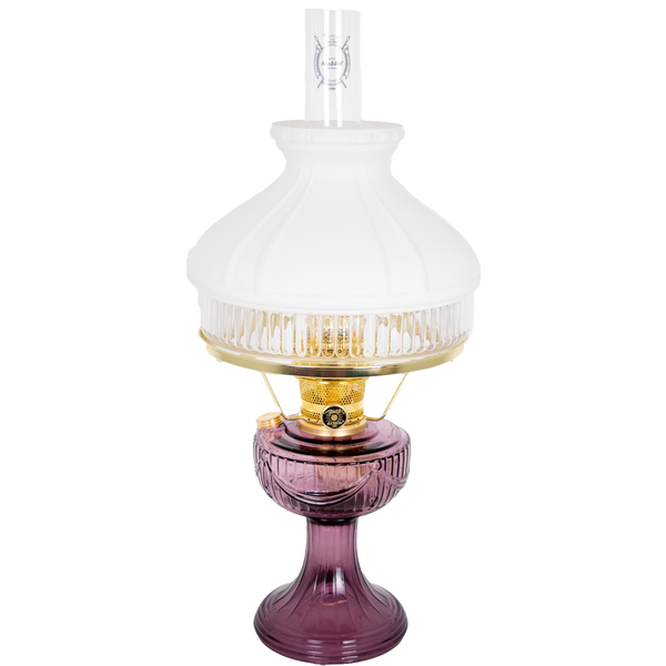 Aladdin Lincoln Drape Oil Lamp with White To | Lehman's