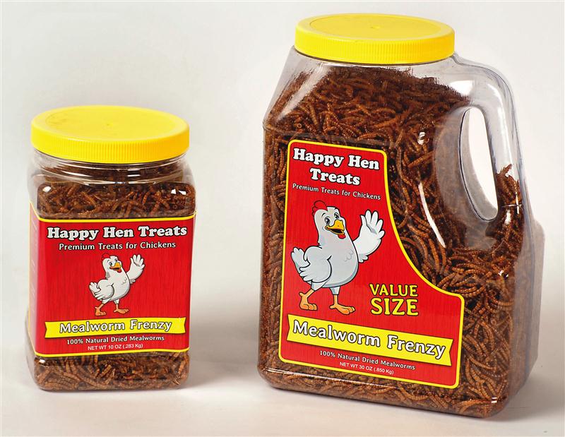 Spoil your flock with Happy Hen Treats - they'll love them!