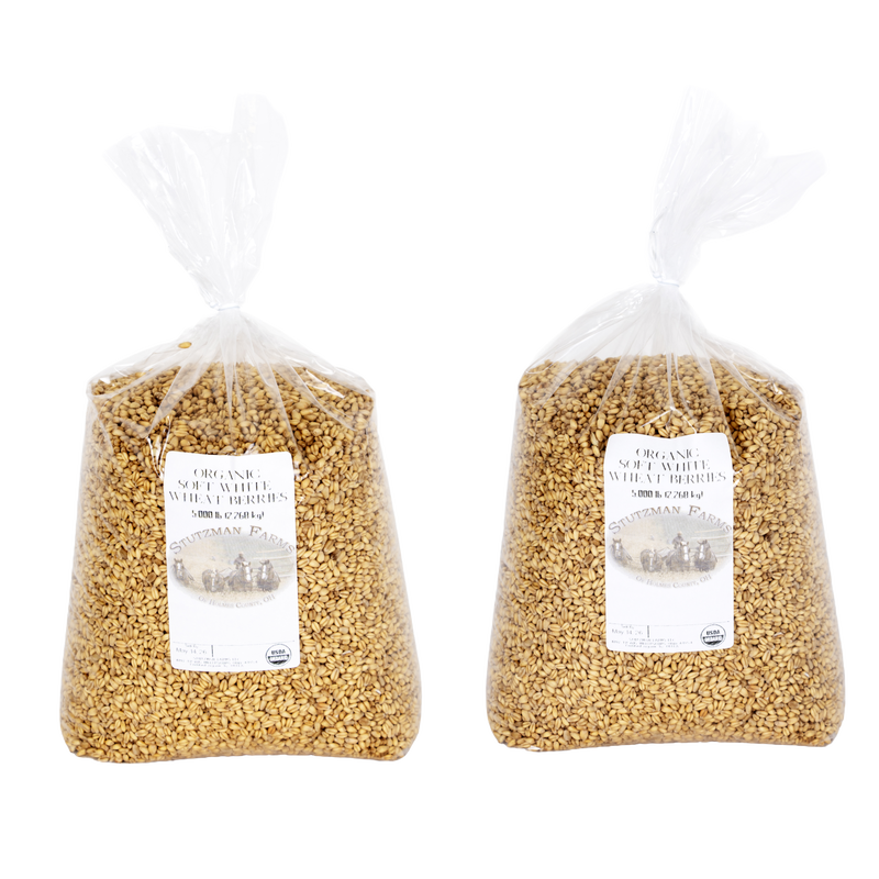 Stutzman Farms Soft White Wheat Berries - Pack of 2