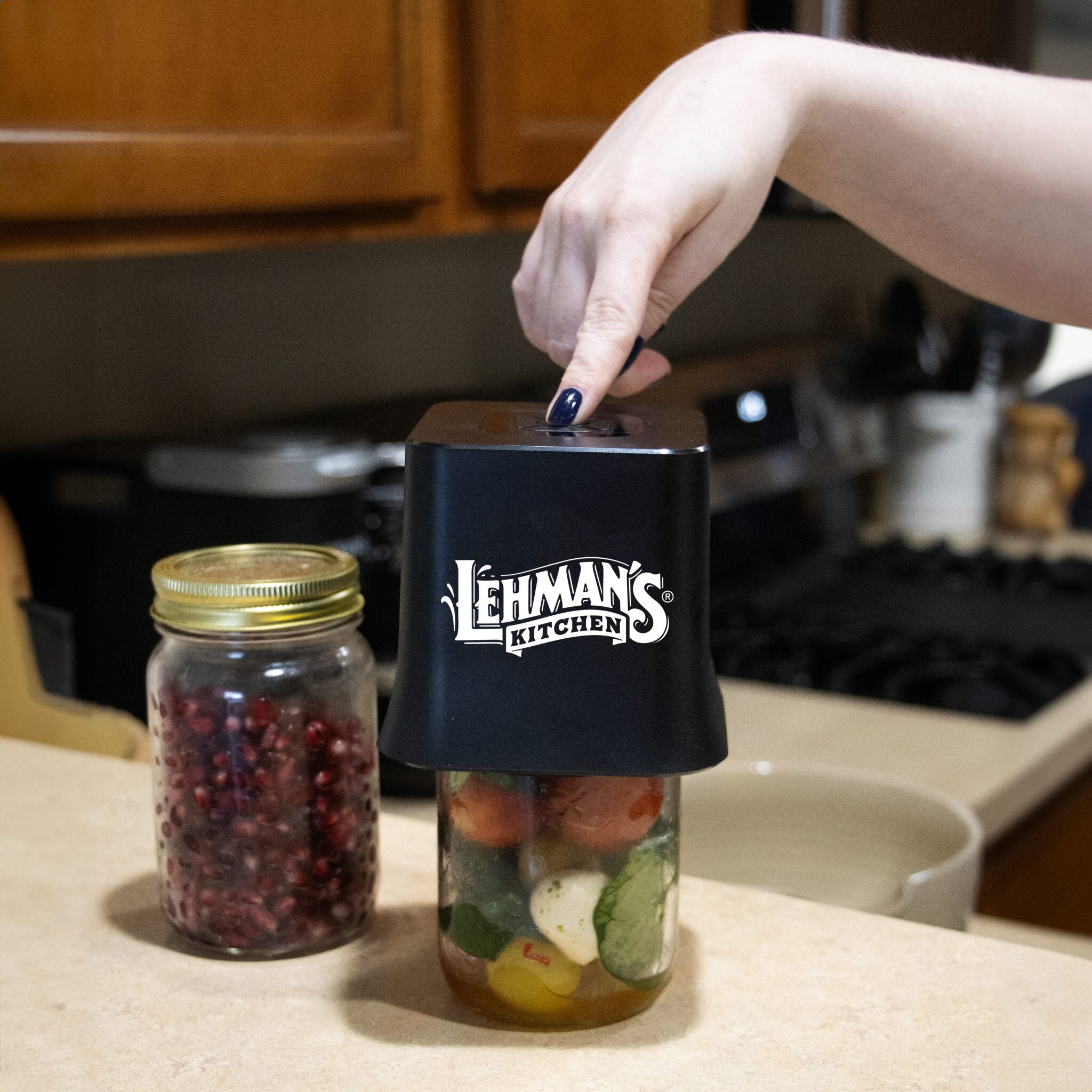 Jar sealer on a jar