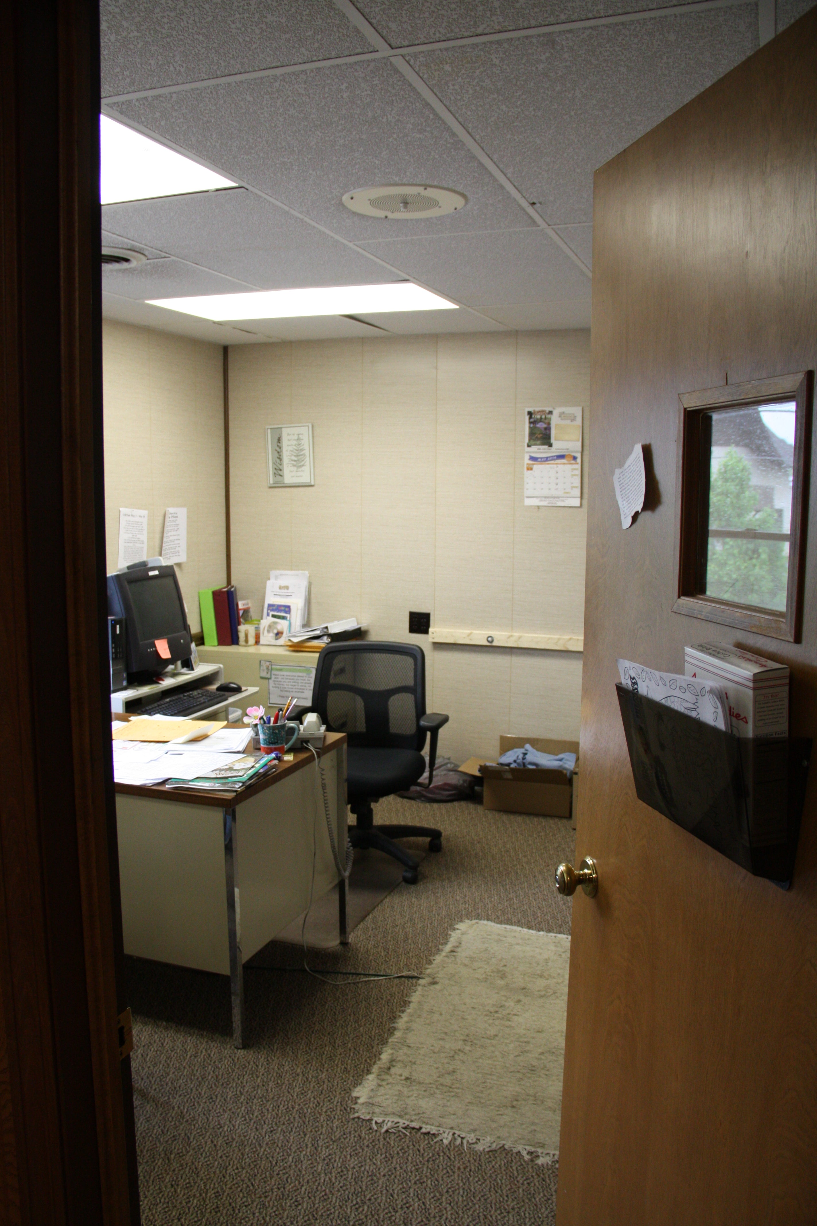 An ordinary office transforms...