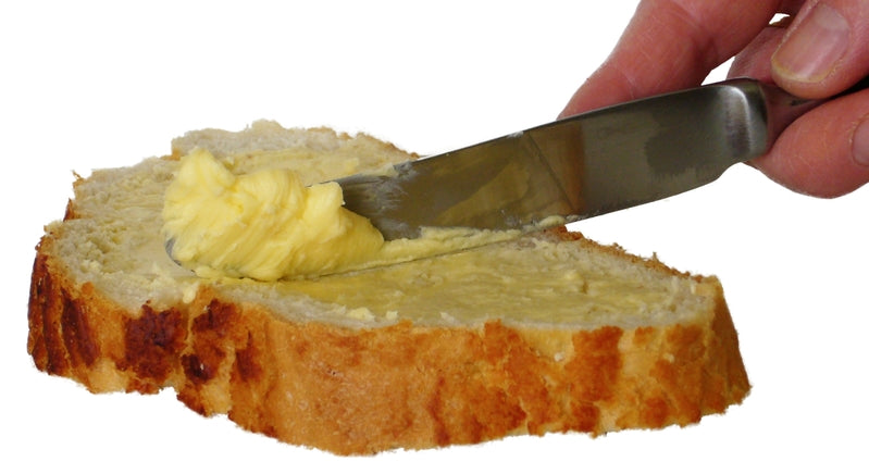 butter on bread