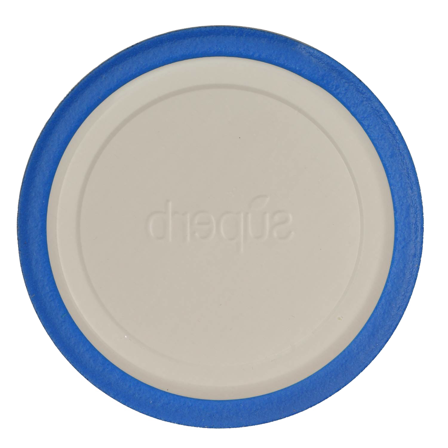 Handcrafted wide-mouth canning jar lid with blue sealing band, designed in the USA for Kitchen & Food, Food Preservation, and Canning collections.