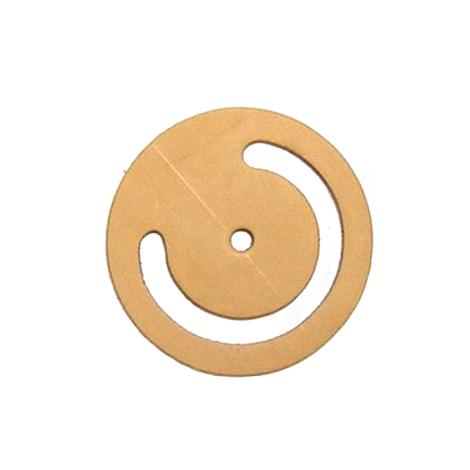 Handcrafted circular leather check component for water pumps, designed for durable, reliable sealing; ideal for Appliances, Water Pumps, Pump Parts and Tools, Best Sellers, and Promo Eligible collections.