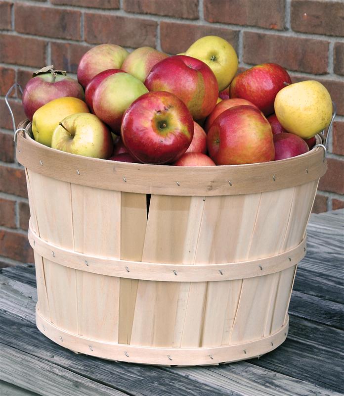 Old-Time Poplar Half Bushel Basket