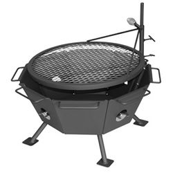Backyard Fire Pit Grill from Lehmans.com or Lehman's in Kidron, Ohio