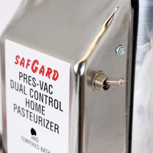 SafGard P3000 Dual-Temperature Milk Pasteurizer – 2 Gallon