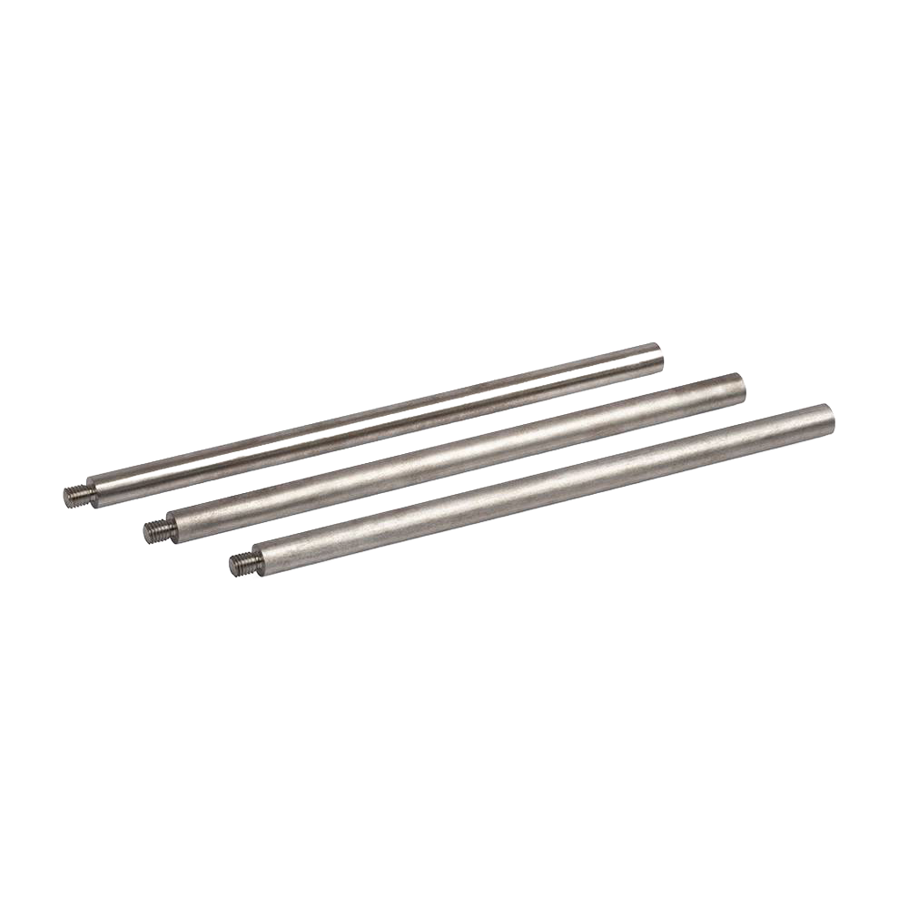 Set of three durable steel legs with threaded ends, designed as replacement or spare parts for outdoor cooking equipment in Farm, Garden & Tool, Camping, Best Sellers, and Promo Eligible collections.