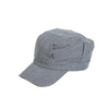 Classic handcrafted railroad-style cap in blue and white stripes made of 100% cotton, designed for outdoor sun protection, featured in Clothing and Accessories and Best Sellers collections.