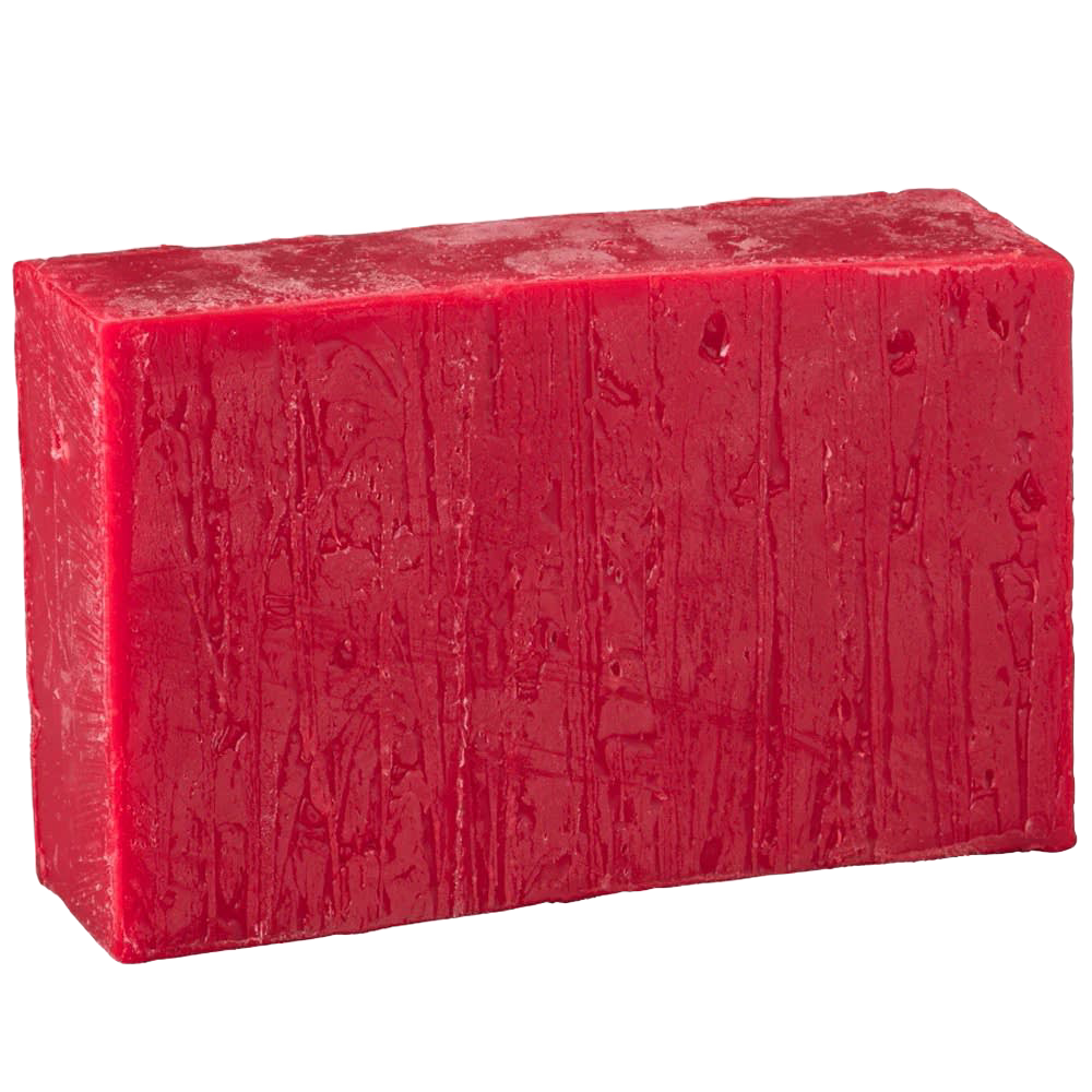 Rectangular block of deep red wax with textured surface, ideal for coating handmade cheeses, featured in Kitchen & Food, Specialty Equipment, DIY Cheese and Yogurt, Best Sellers, Promo Eligible, and Sale collections.