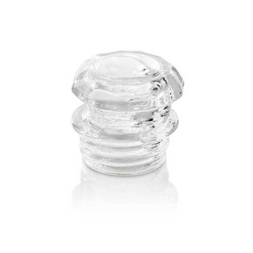 Clear glass knob designed for secure grip and enhanced visibility on Petromax stainless steel percolator, suitable for Farm, Garden & Tool, Kitchen & Food, Camping, and Brewing Coffee and Tea collections.