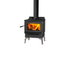 Regency Cascades F2500 Wood Stove - Brushed Nickel Legs