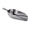 Heavy-duty cast aluminum grain scoop with a smooth buffed surface and ergonomically shaped handle, crafted for efficient farm, garden, and bulk grain use, featured in Farm Tools, Best Sellers, and Promo Eligible collections.