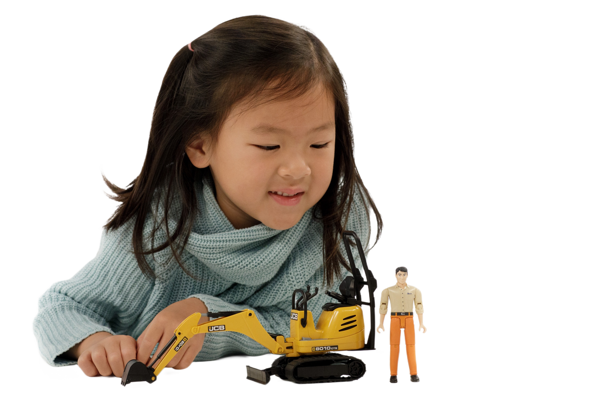 Bruder Toys JCB 8010 CTS Micro Excavator with Worker