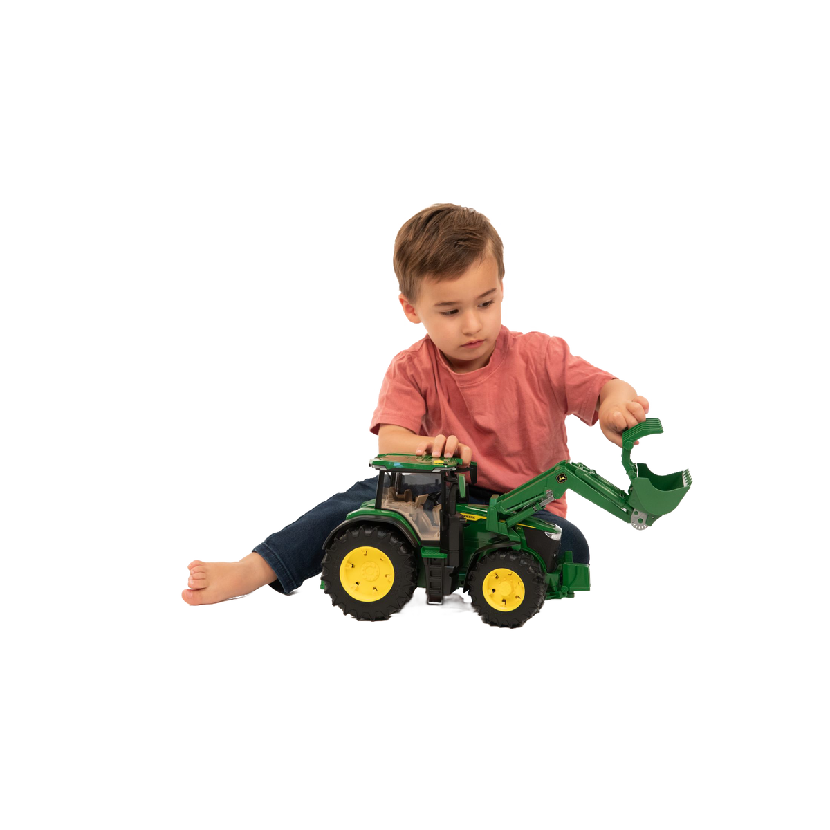 Bruder Toys John Deere 7R 350 Tractor with Front Loader