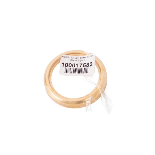 Brass finish glue-on thread ring designed for new blade style burner collars, fits most Aladdin glass lamp fonts, featured in Lamps & Lighting, Parts and Accessories, Lamp Burners and Collars, Best Sellers, Promo Eligible collections.