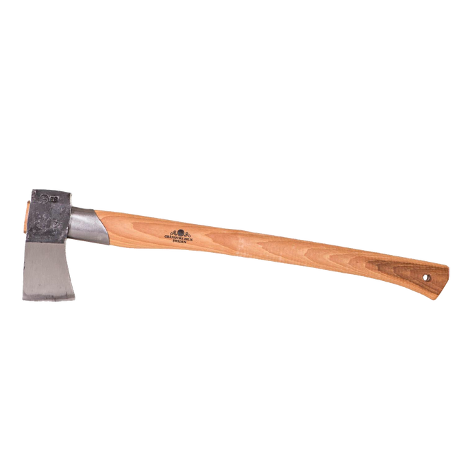 Hand-forged splitting axe with a durable steel head and smooth wooden handle, designed for efficient wood cutting, featured in Farm, Garden & Tool, Knives & Axes, and Best Sellers collections.
