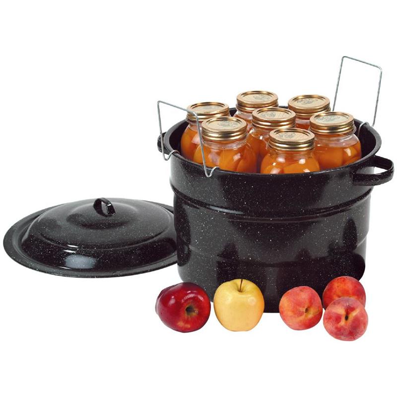 Water bath canning is a great way to get started in preserving low-acid foods. At Lehmans.com and our store in Kidron, Ohio.