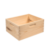 Handcrafted wooden bee box with smooth natural finish, assembled with dovetail joints and built-in handles, made in USA, ideal for beekeeping and farm supplies.