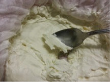 Taste test, orange curd basket batch.