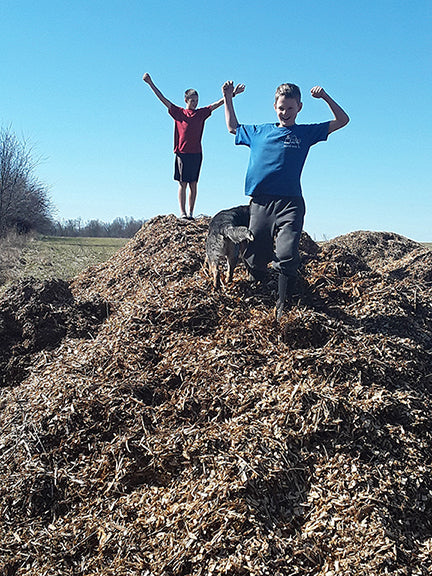 On pile