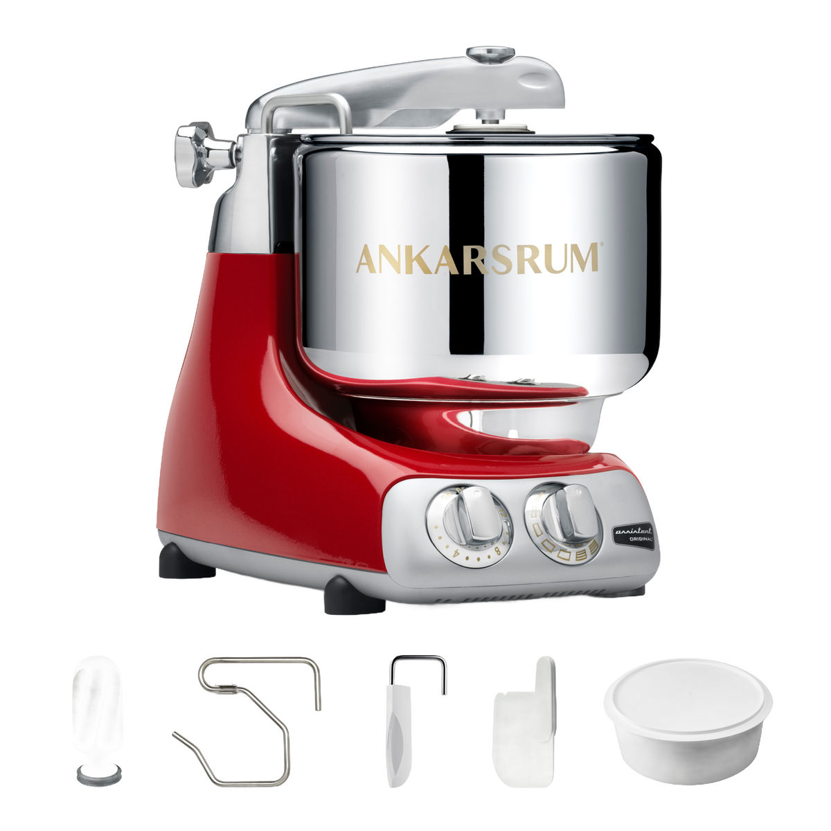 Ankarsrum Assistent Original Stand Mixer with Essential Tools